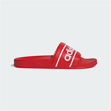 adidas adilette rot mit schrift|adidas adilette .